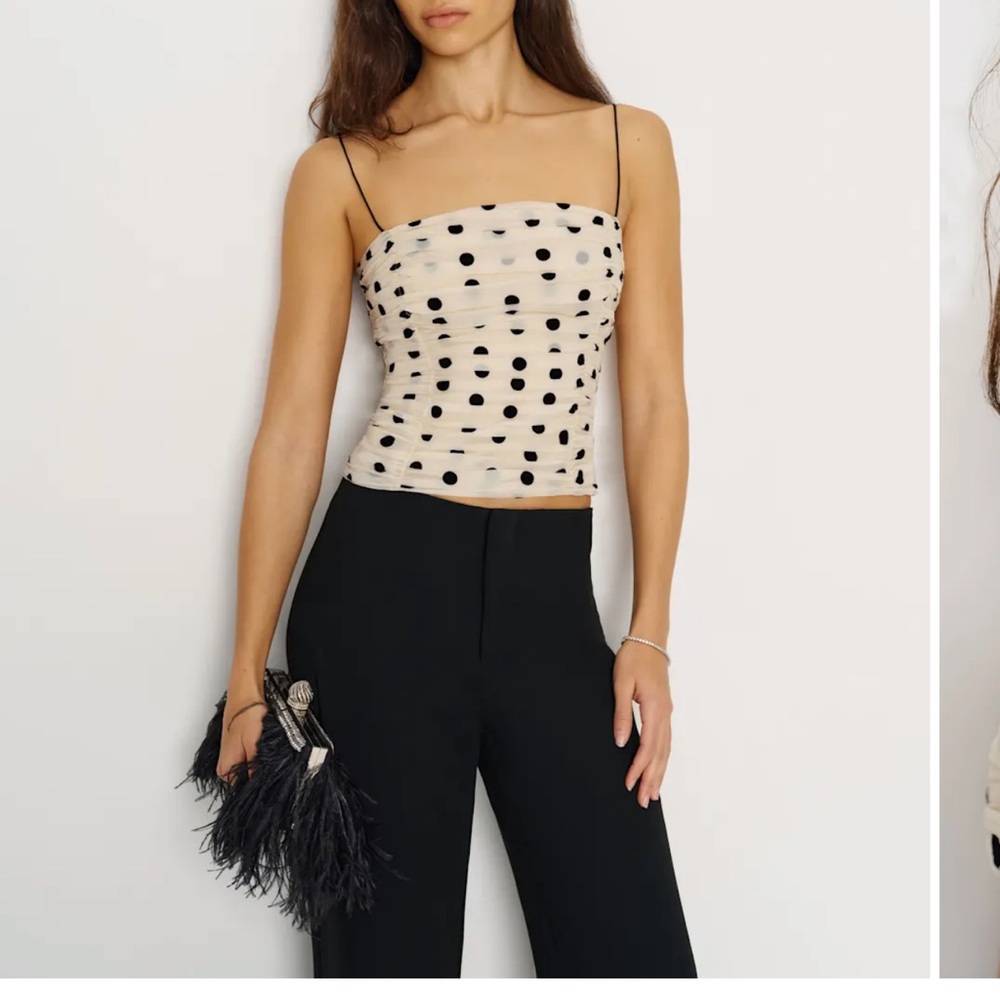 Reformation back zip top